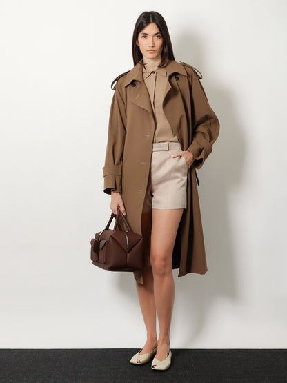 Max Mara Mxmsiamese silk shirt - Nocciola