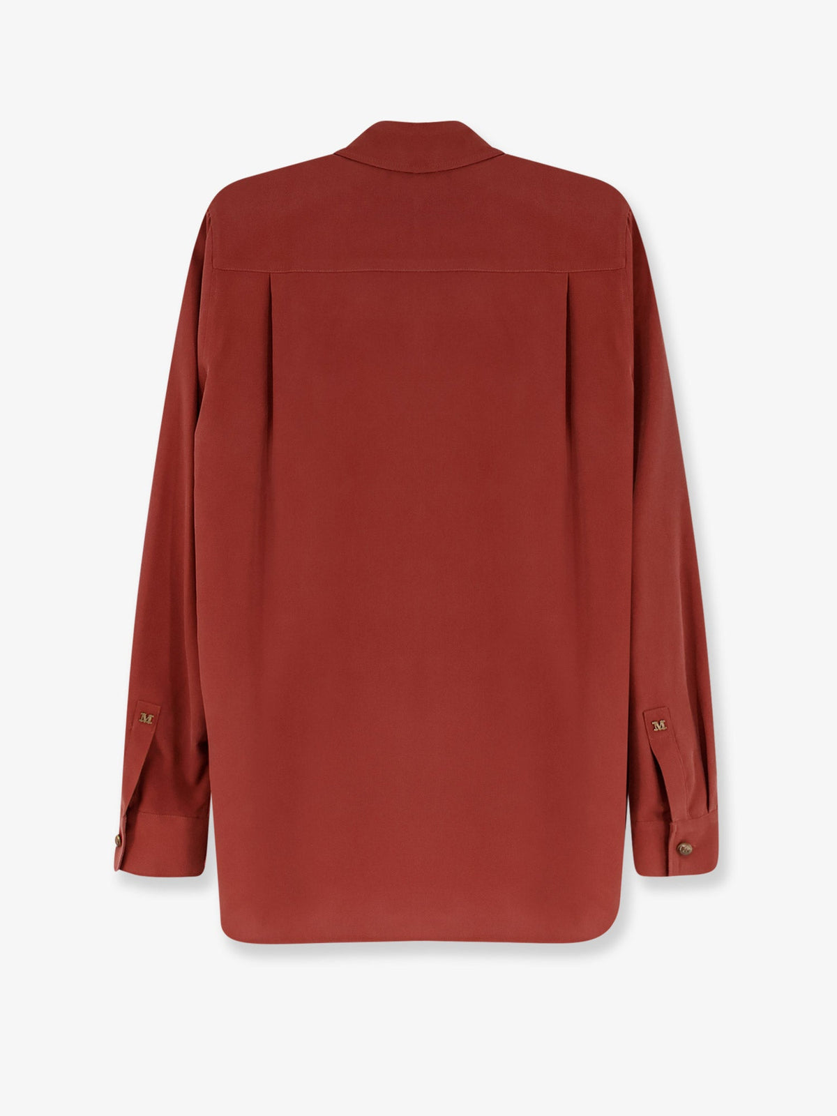 Max Mara Siamese silk shirt - Terracotta