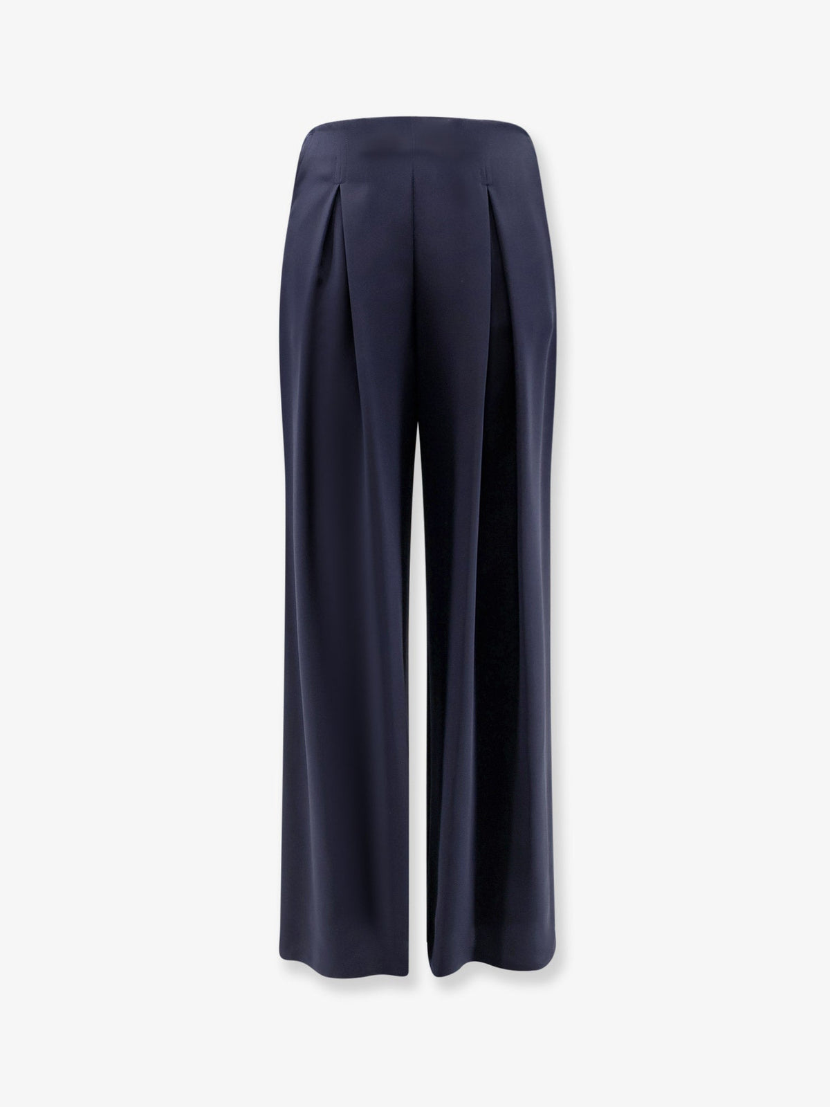 Max Mara Mxppalude satin trousers - Blu Marino