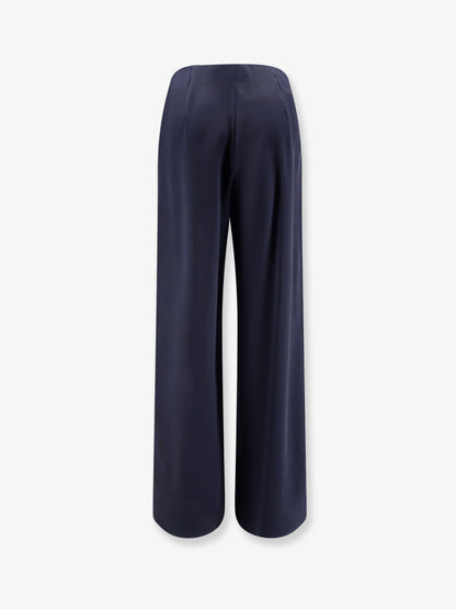 Max Mara Mxppalude satin trousers - Blu Marino