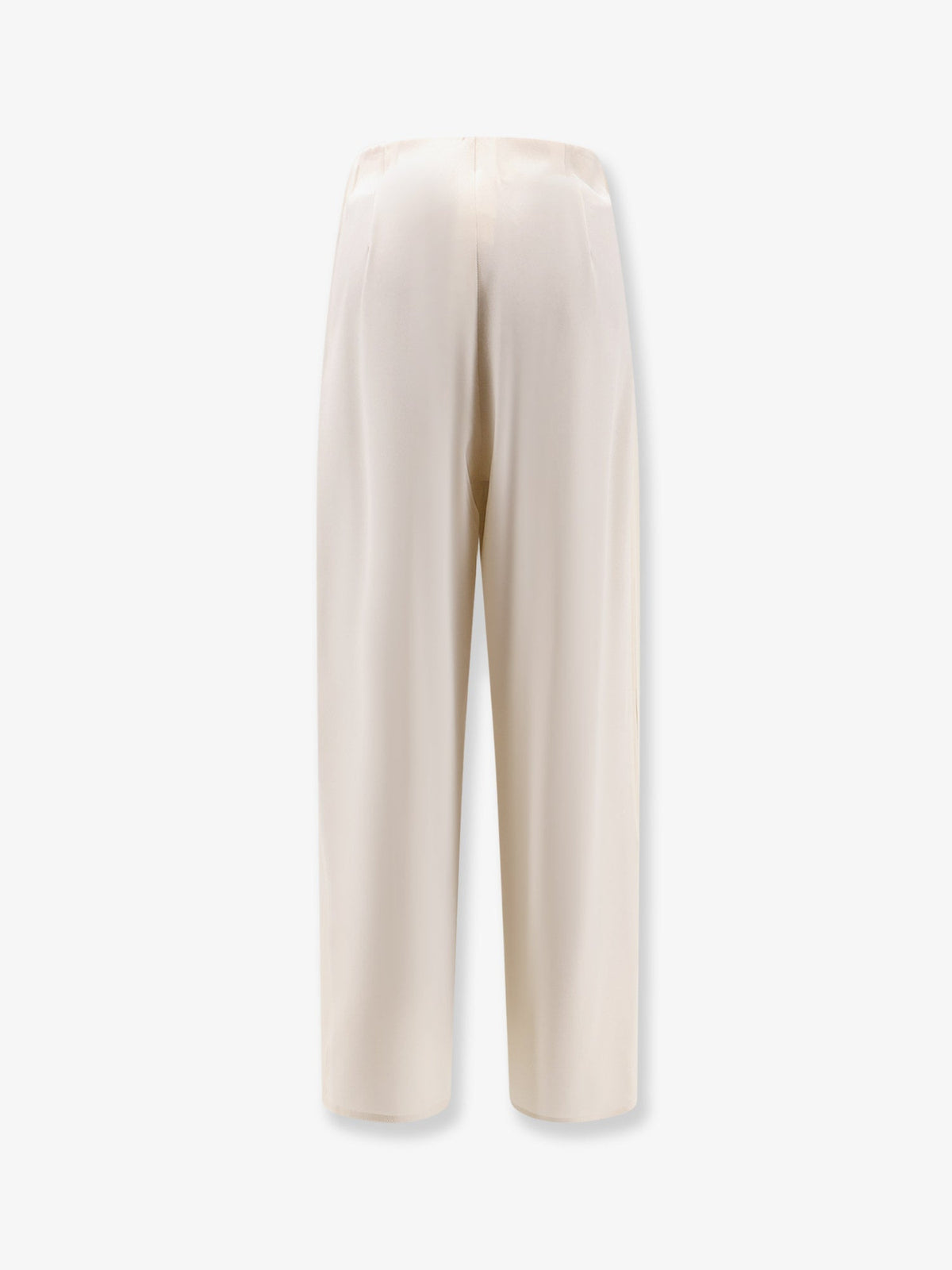 Max Mara Mxppalude silk trousers - Avorio