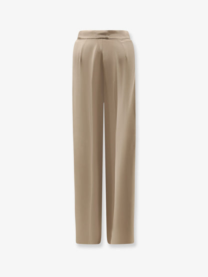 Max Mara Mxepalanca silk trousers - Sabbia
