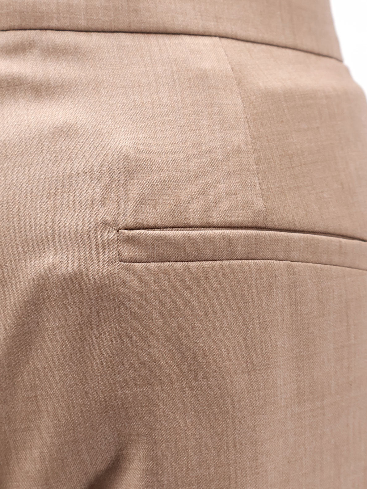 Max Mara Mxmzimino virgin wool trousers - Nocciola