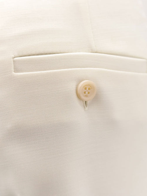 Max Mara Mxmrugiada virgin wool trousers - Bianco Avorio