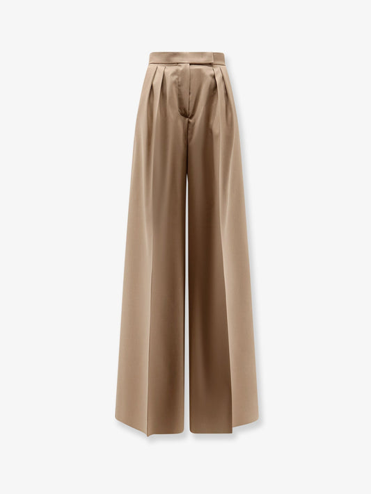 Max Mara Virgin wool Quorum trousers - Nocciola
