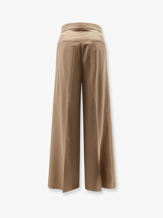 Max Mara Virgin wool Quorum trousers - Nocciola