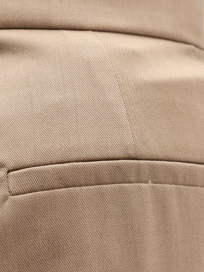 Max Mara Virgin wool Quorum trousers - Nocciola