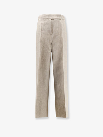 Max Mara Linen Ginnico trousers - Sabbia