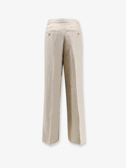Max Mara Linen Ginnico trousers - Sabbia