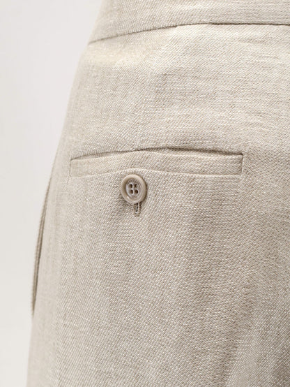 Max Mara Linen Ginnico trousers - Sabbia