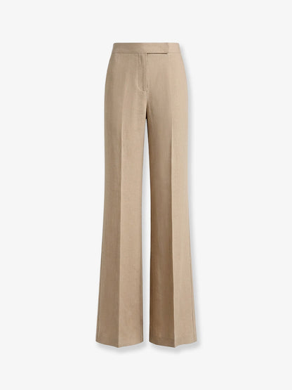 Max Mara Mxsbig linen trousers - Cammello