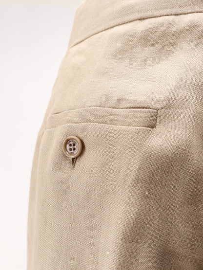 Max Mara Mxsbig linen trousers - Cammello