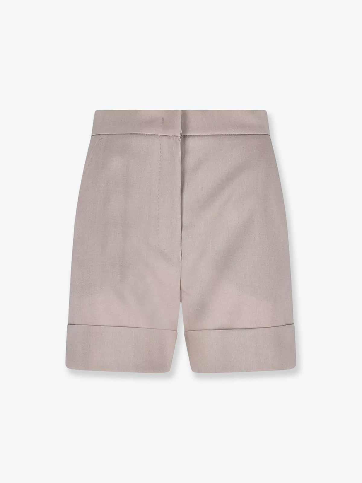 Max Mara Virgin wool, mohair and wool blend bermuda shorts - Beige Rosa