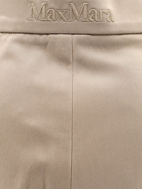 Max Mara Tabacco stretch cotton shorts - Verde Kaki