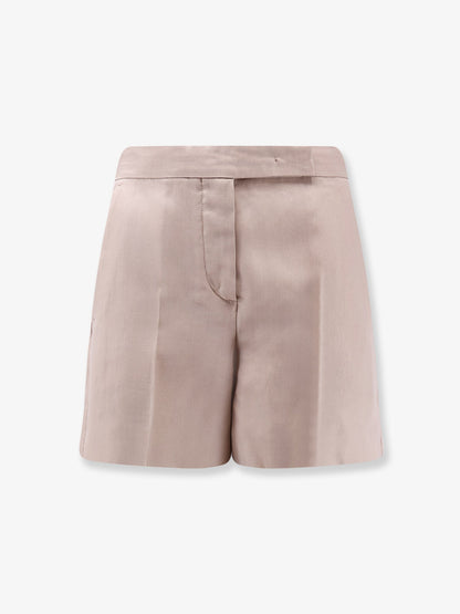 Max Mara Mxaerosi silk shorts - Cammello