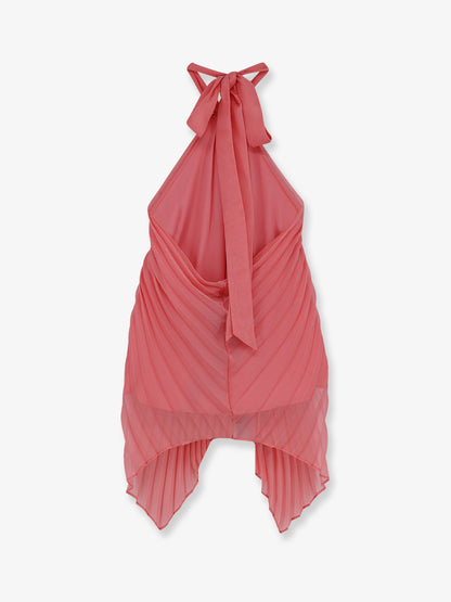 Max Mara Mxevalzer pleated top - Rosa