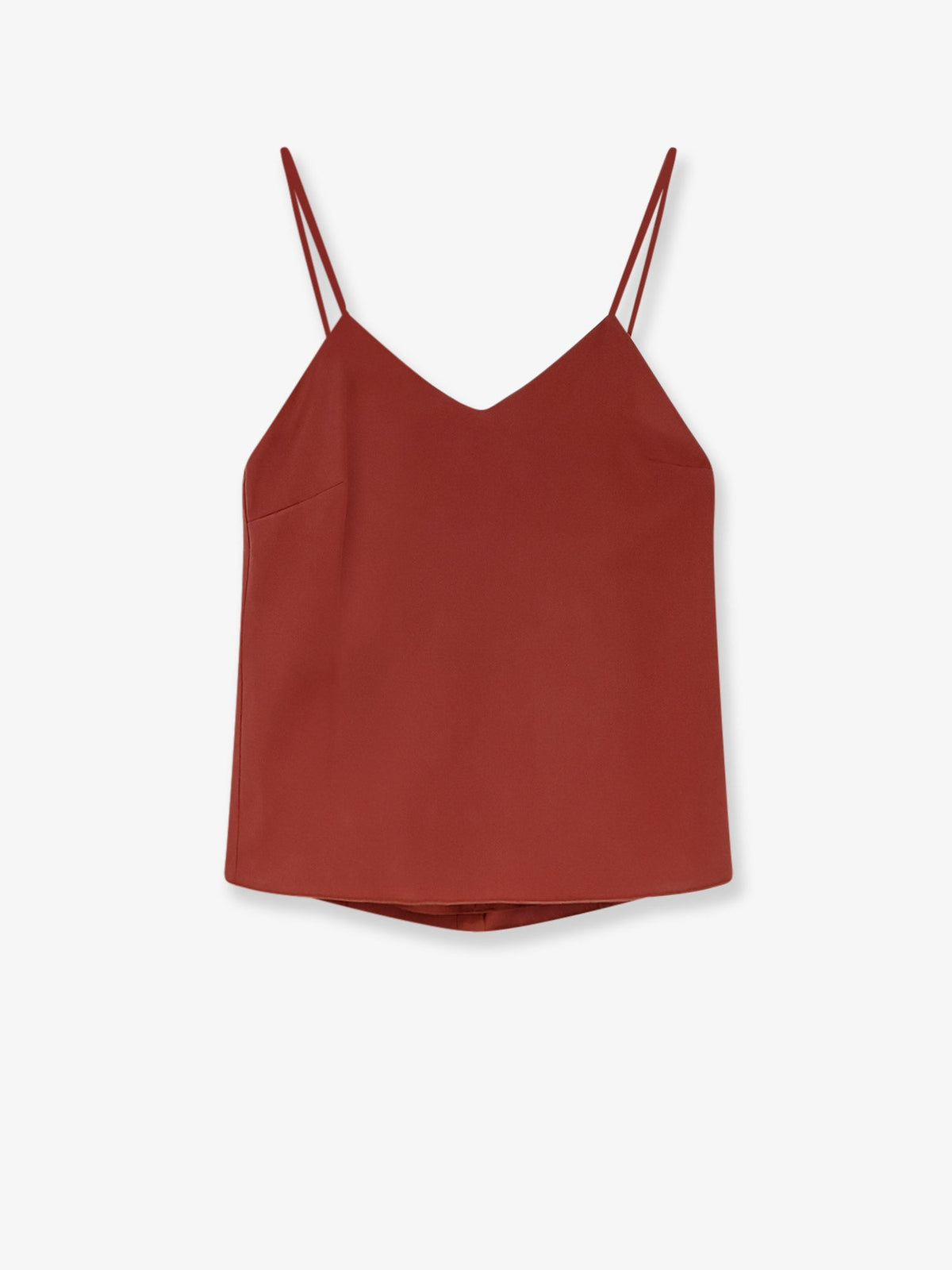 Max Mara Munghia silk top - Terracotta