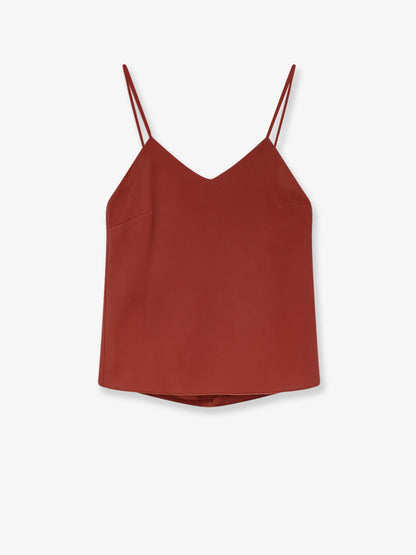 Max Mara Munghia silk top - Terracotta