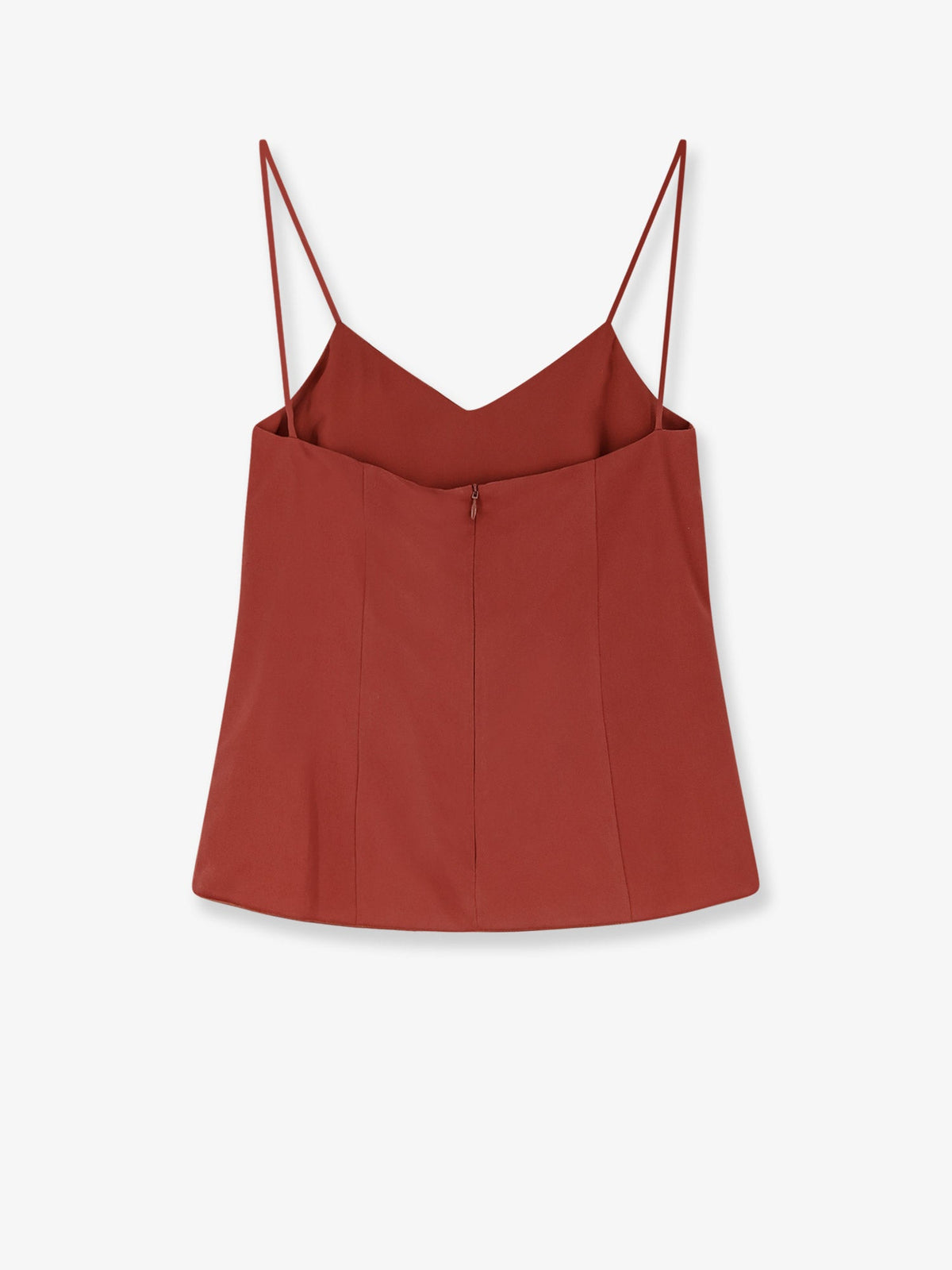 Max Mara Munghia silk top - Terracotta