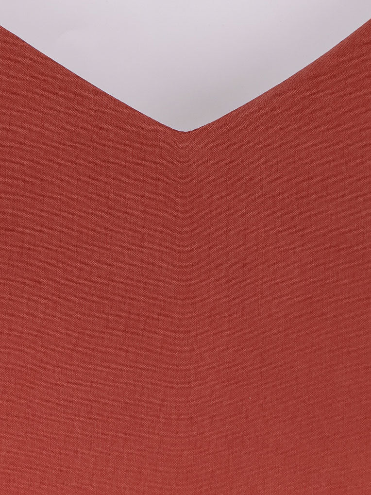 Max Mara Munghia silk top - Terracotta