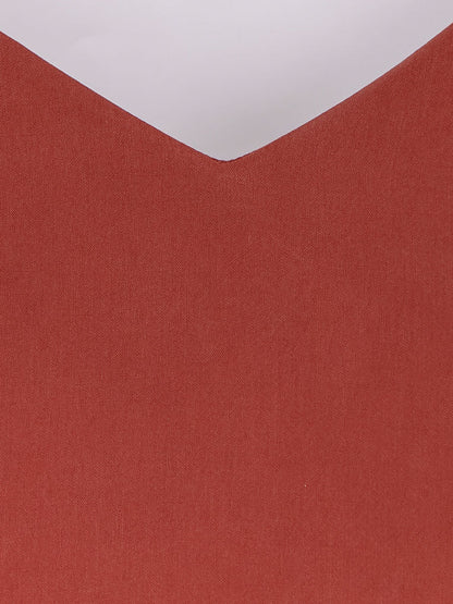 Max Mara Munghia silk top - Terracotta