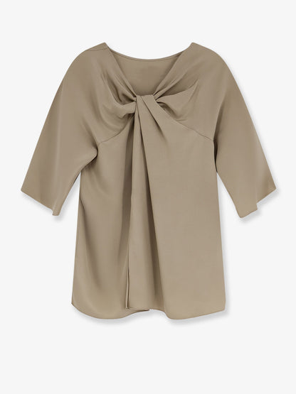 Max Mara Mxegattini silk top - Sabbia