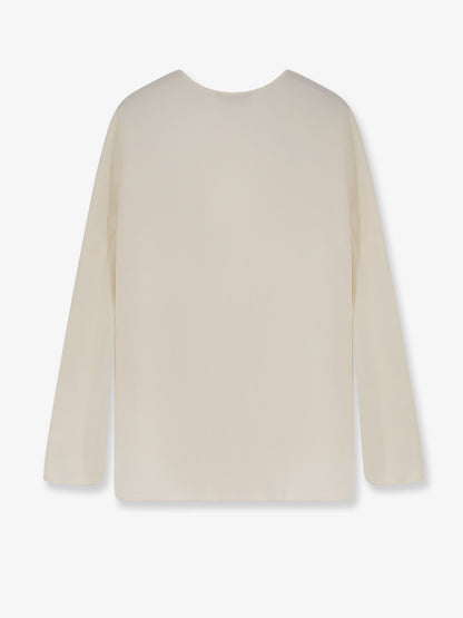 Max Mara Mxpmitico stretch silk shirt - Avorio