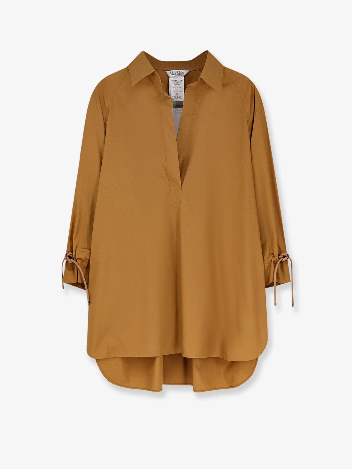 Max Mara Mxmadorni cotton shirt - Terra