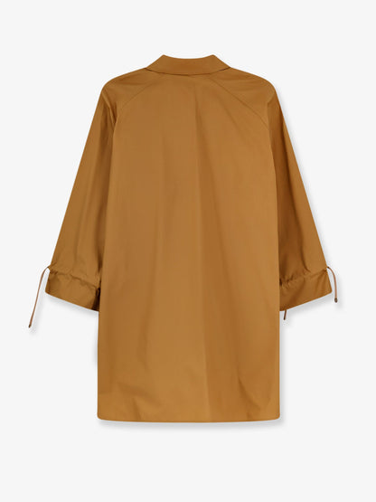 Max Mara Mxmadorni cotton shirt - Terra