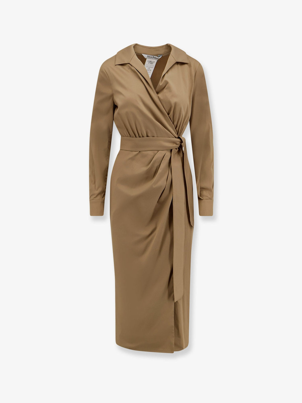 Max Mara Mxmbeta cotton blend dress - Deserto