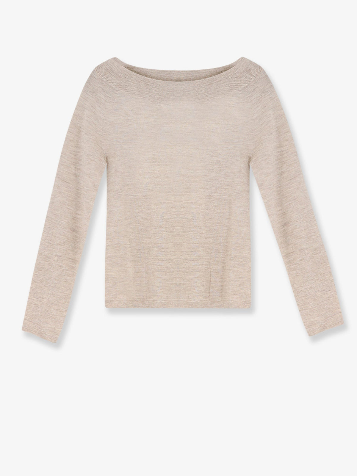 Max Mara Faretra cashmere sweater with matching removable band - Beige