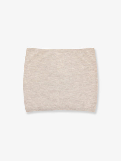 Max Mara Faretra cashmere sweater with matching removable band - Beige