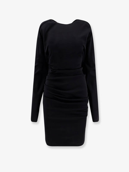 Max Mara Mxpumido virgin wool dress - Nero