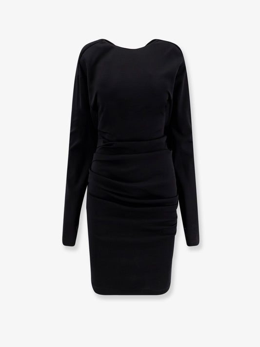 Max Mara Mxpumido virgin wool dress - Nero
