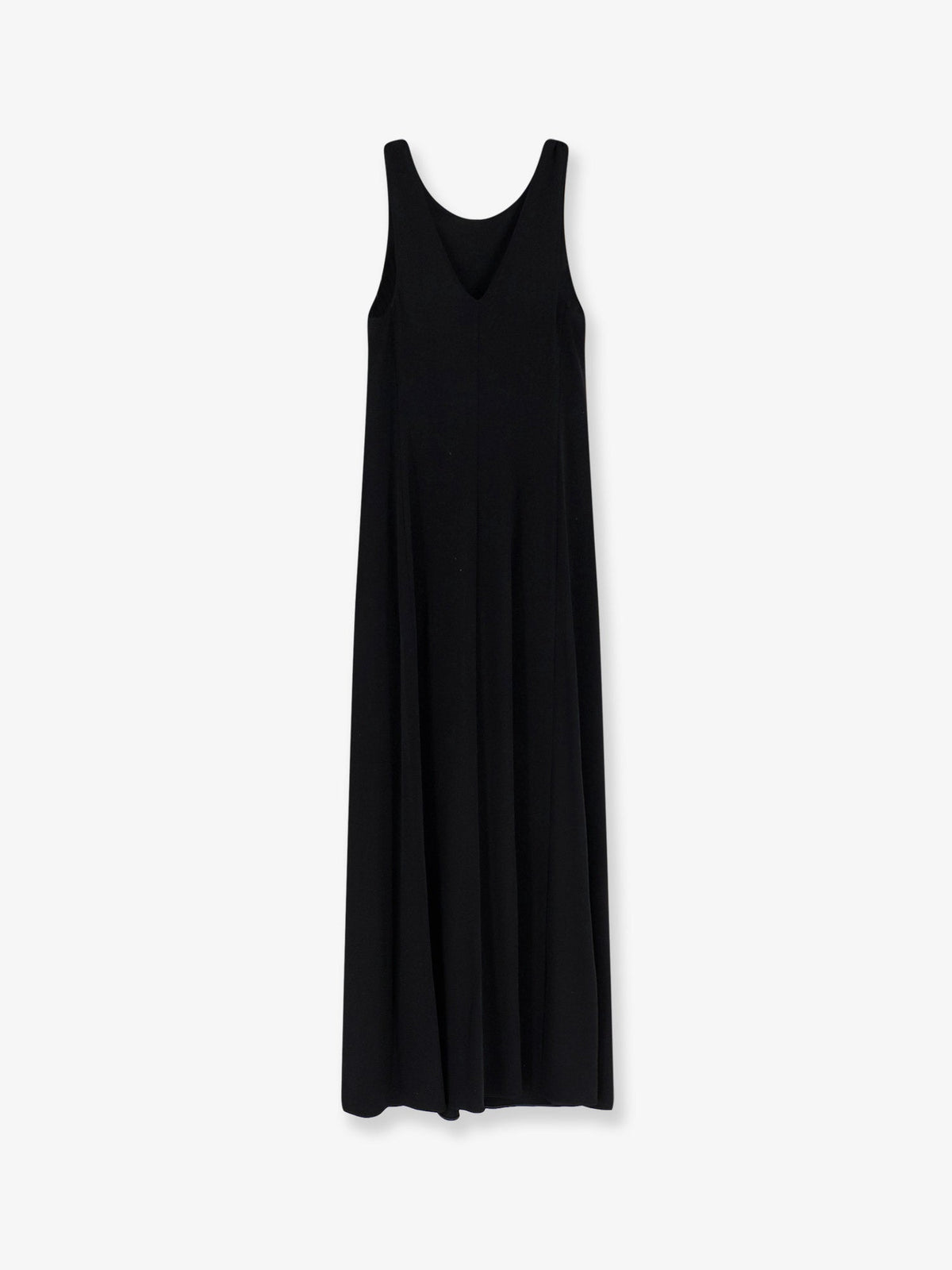 Max Mara Mxppania stretch viscose long dress - Nero