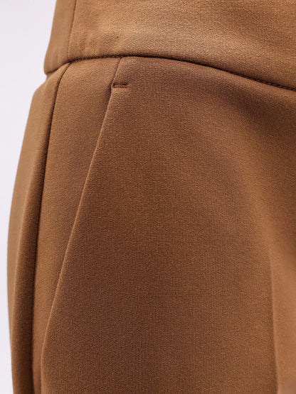 Max Mara Pegno trousers in viscose blend - Cuoio
