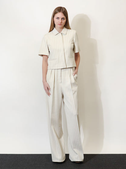 Max Mara Mxmangio cotton blazer - Bianco