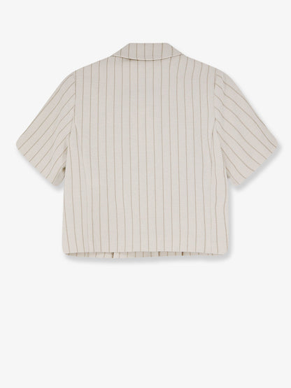 Max Mara Mxmangio cotton blazer - Bianco