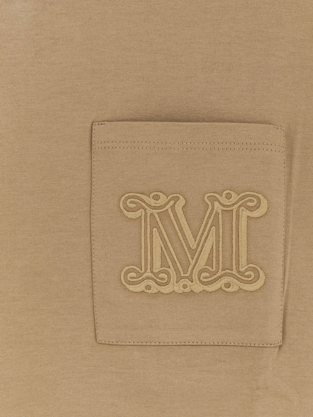 Max Mara Papaia cotton t-shirt - Deserto