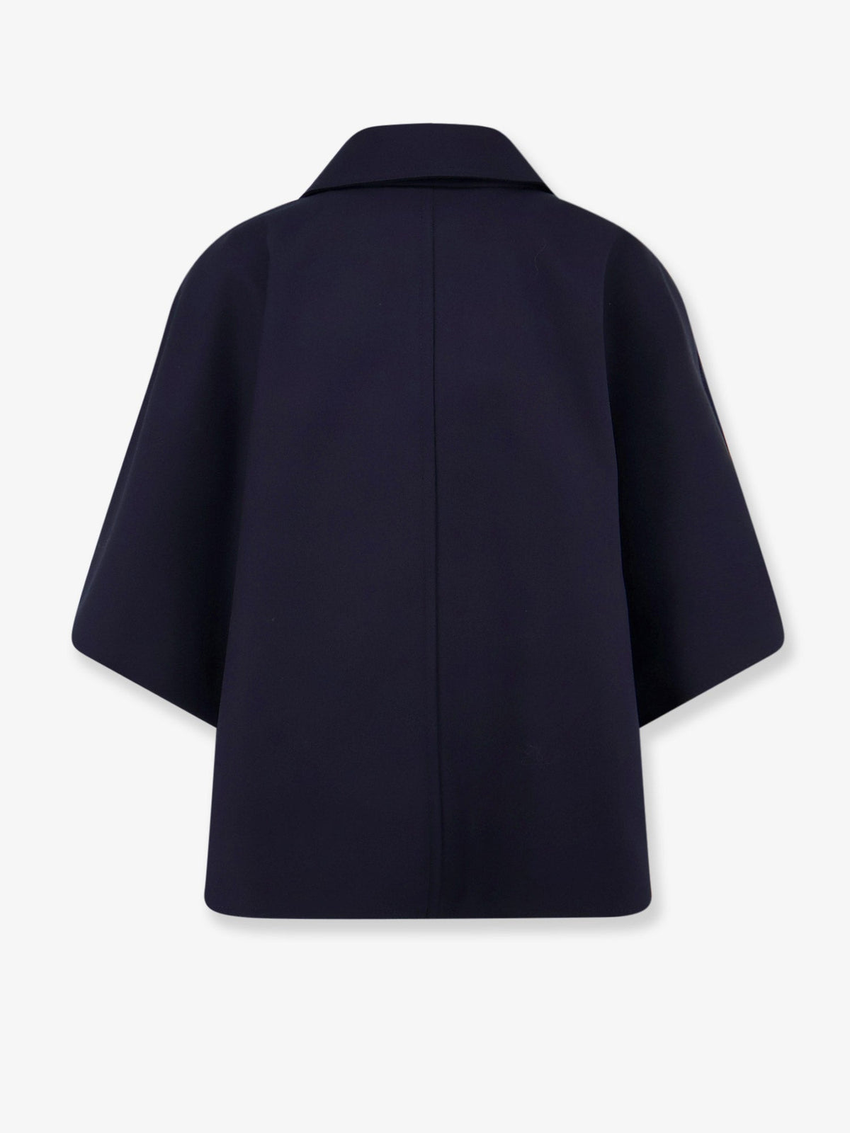 Max Mara Mxapaggio cotton cape - Blu Marino