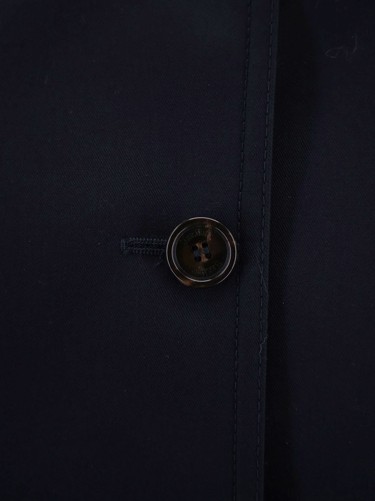 Max Mara Mxapaggio cotton cape - Blu Marino