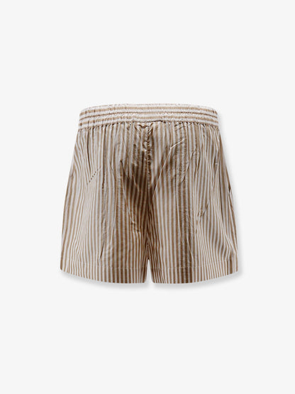 MC2 Saint Barth Amani cotton Bermuda shorts with striped pattern - Stripes