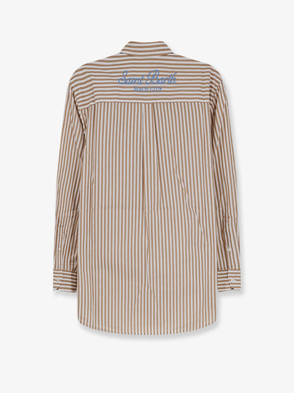 MC2 Saint Barth Brigitte striped cotton shirt - Stripes