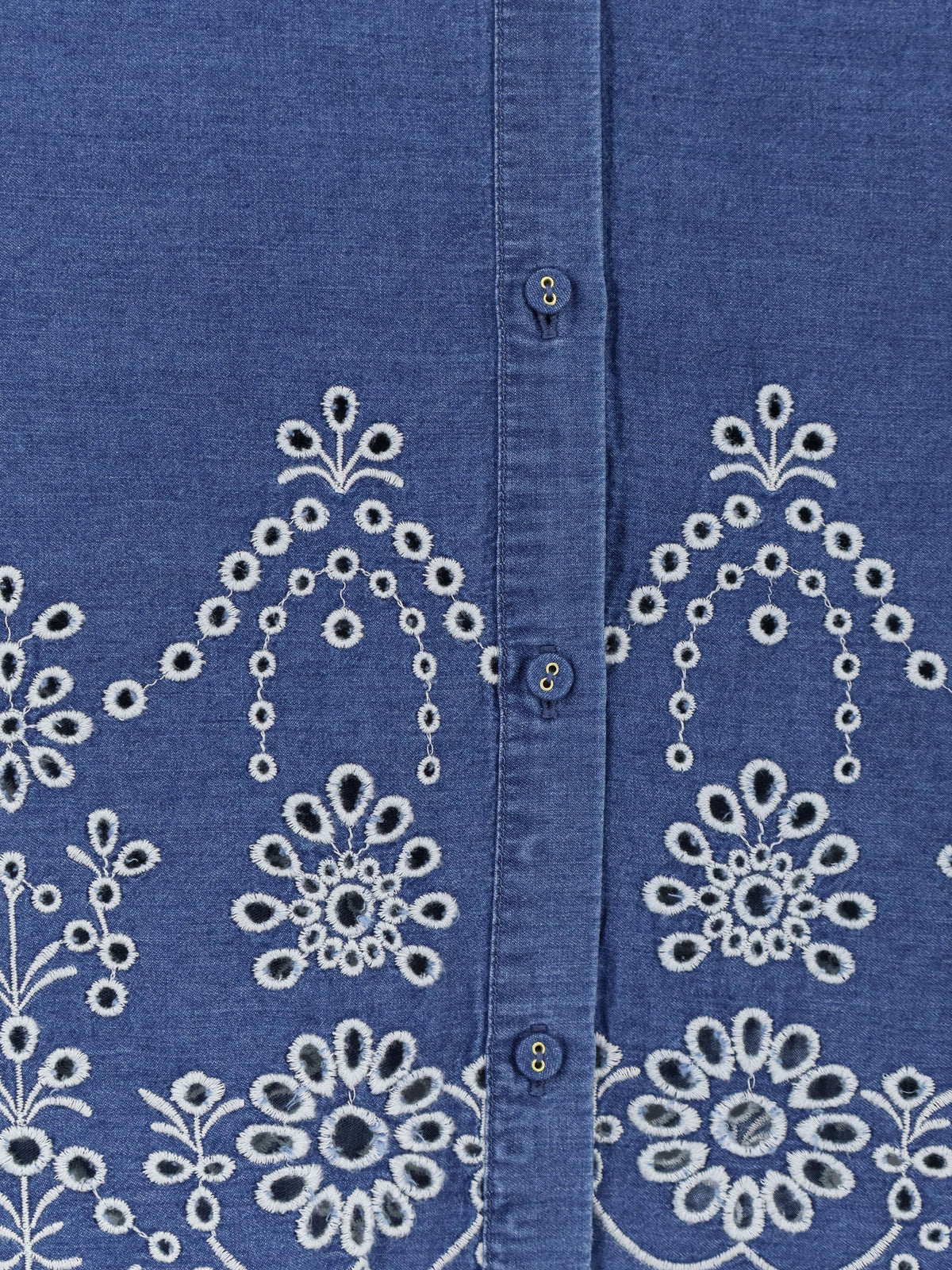 MC2 Saint Barth Clementine cotton shirt - Chambrayflower