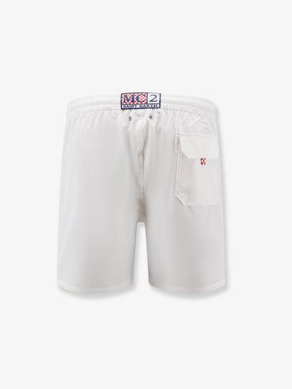 MC2 Saint Barth Comfort recycled nylon swim boxer shorts - Black