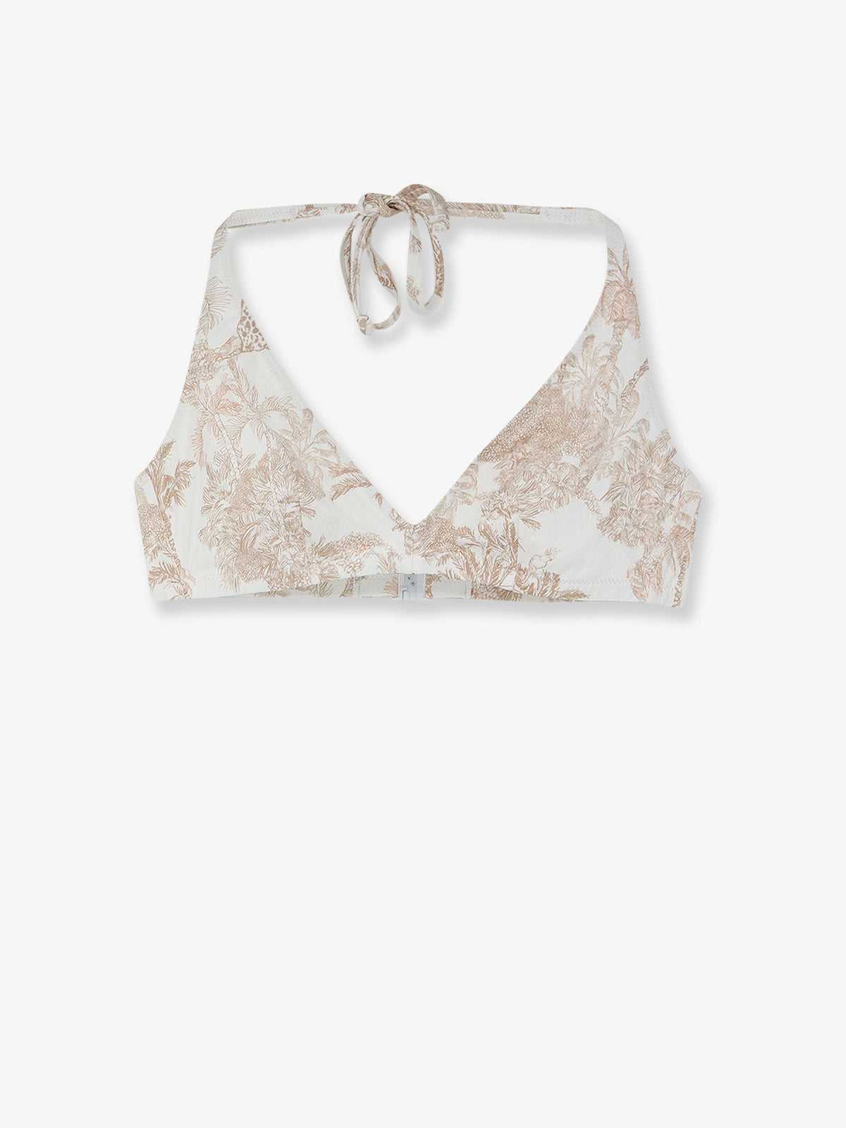 MC2 Saint Barth Gaia Bikini Top with Jungle Oceania print - Jungleoceania