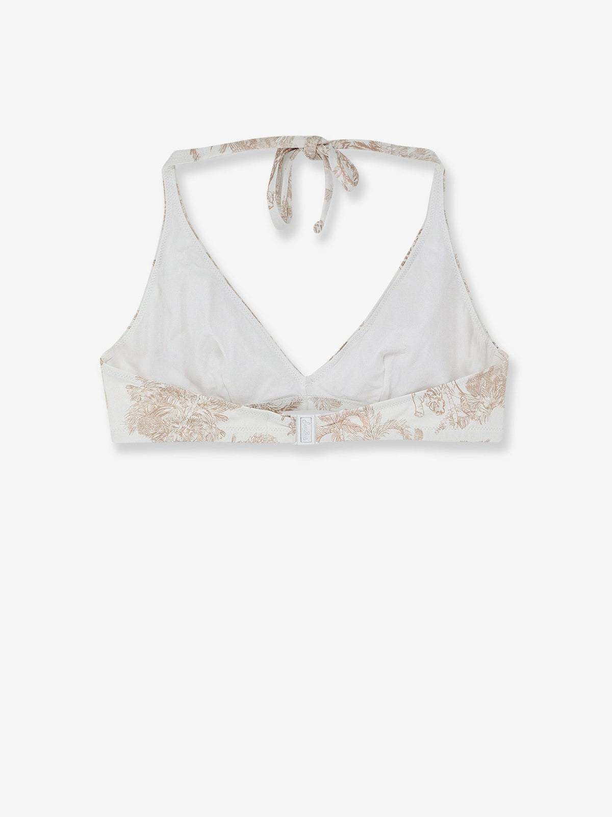 MC2 Saint Barth Gaia Bikini Top with Jungle Oceania print - Jungleoceania