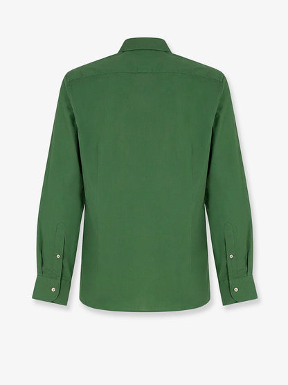 MC2 Saint Barth Ice cotton shirt with embroidered logo on the front - Military