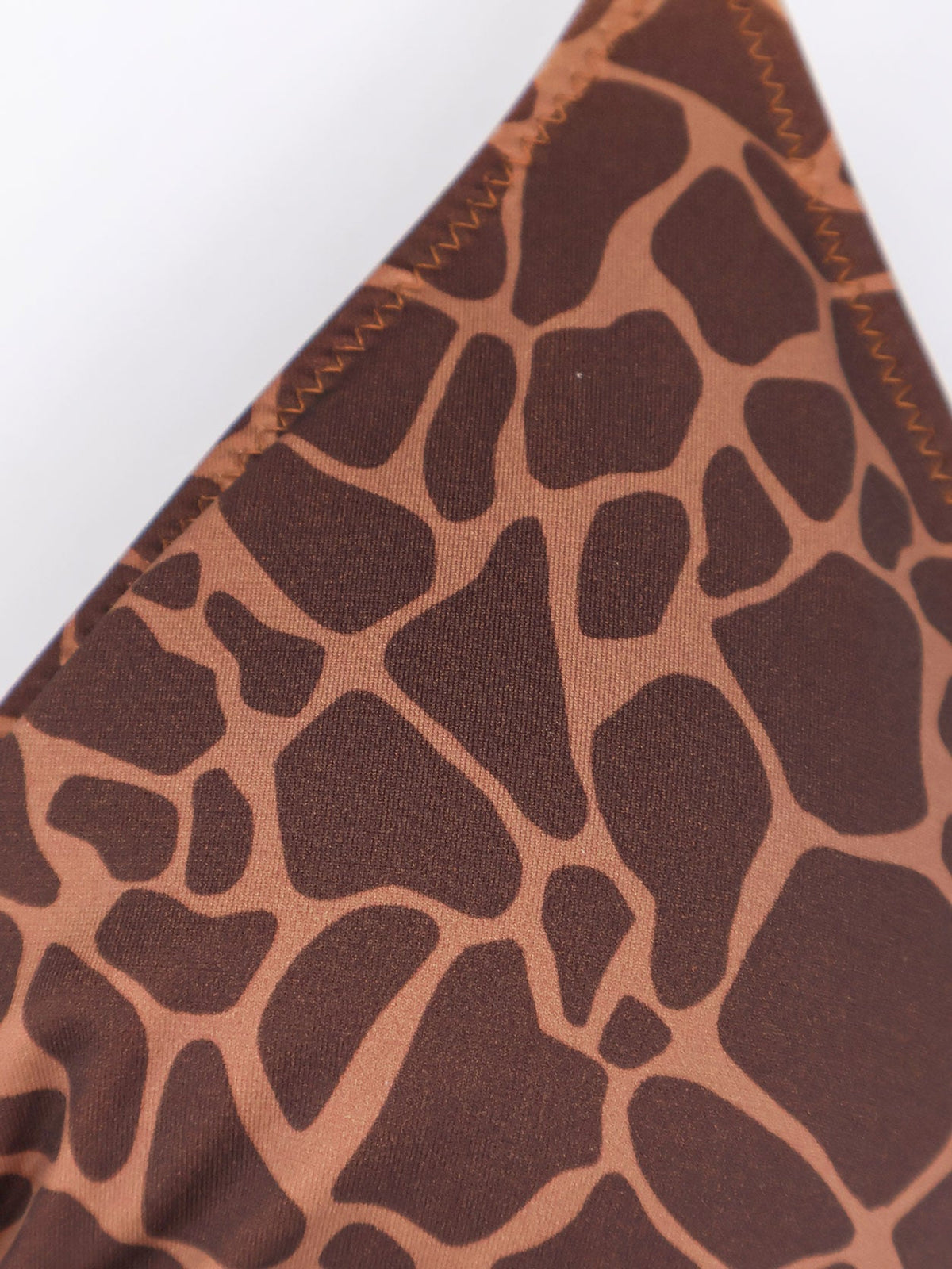 MC2 Saint Barth Leah nylon bikini top - Giraffeskin