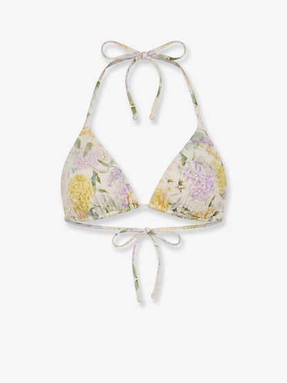 MC2 Saint Barth Leah Bikini Top with Lemony Flower print - Lemonyflower